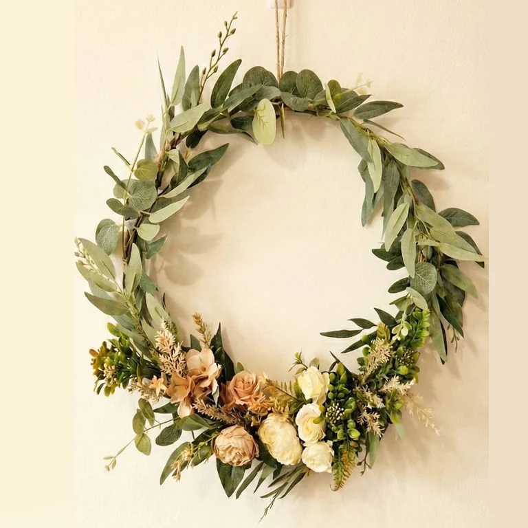 Pastelowy wianek w stylu boho