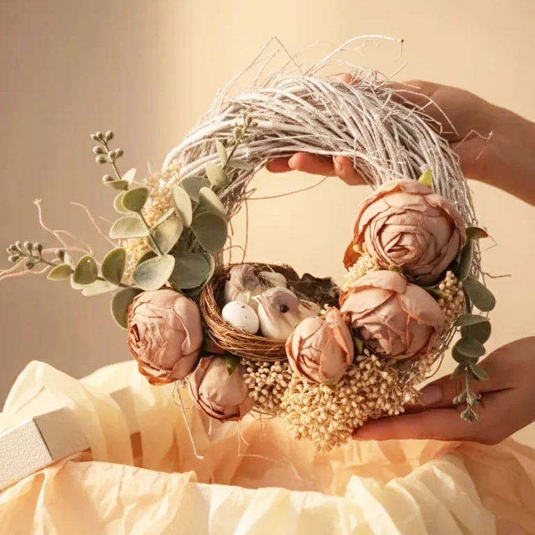 Wianek wiklinowy 'Wiosenne przebudzenie'